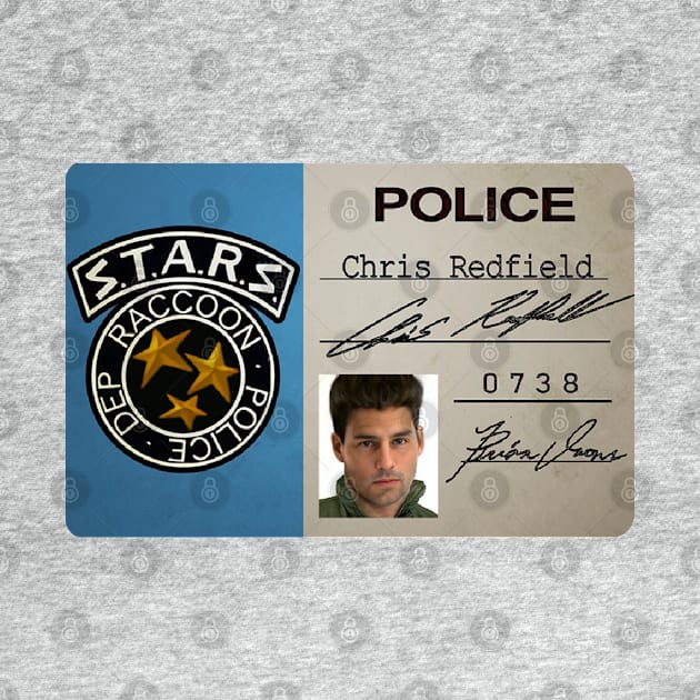 Chris Redfield - Raccoon police Dept. - Photo ID by The Badin Boomer